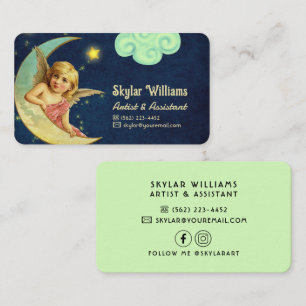 Celestial Angel Custom Business Cards Visitenkarte