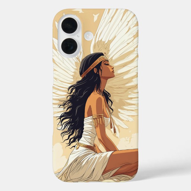 Celestial Angel Prayer Phone Case (Rückseite)