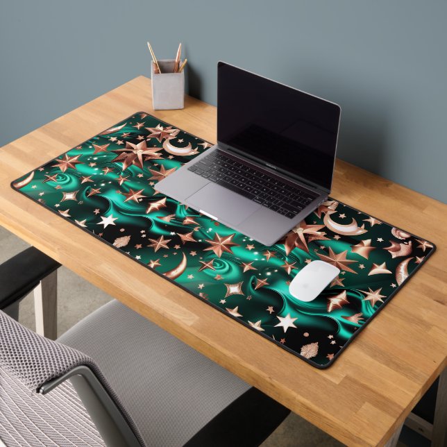 Celestial Astrology – Malachite Green Schreibtischunterlage (Büro 2)