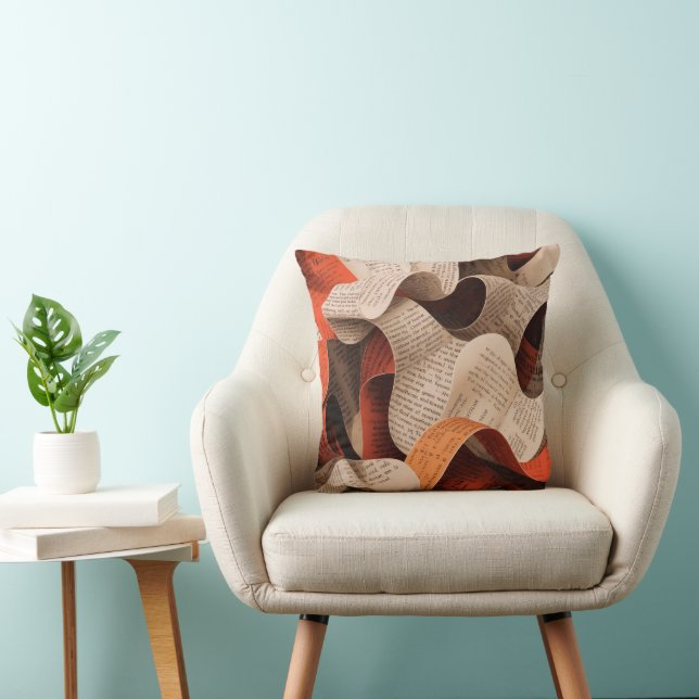 Celestial Astrology Pattern |Wrapping Paper Kissen (Stuhl )