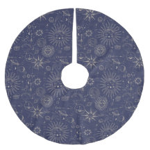 Celestial Astronomy Pattern Navy