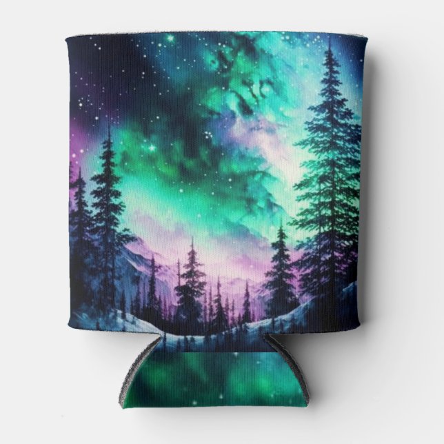 Celestial Aurora Borealis Northern Lights Vivid Dosenkühler (Vorderseite)