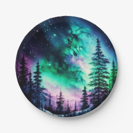 Celestial Aurora Borealis Northern Lights Vivid Pappteller