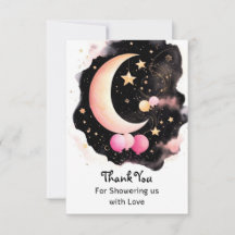 Celestial Baby Girl Dusche: Mond & Stars Freude