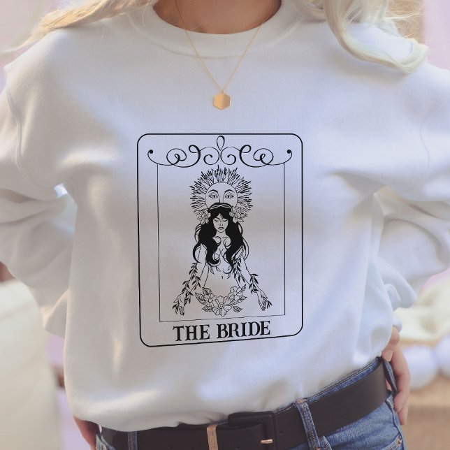 Celestial Bachelorette Bride Tarot Card kundenspez Sweatshirt (Von Creator hochgeladen)