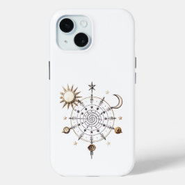 Celestial Balance Mandala iPhone / iPad case