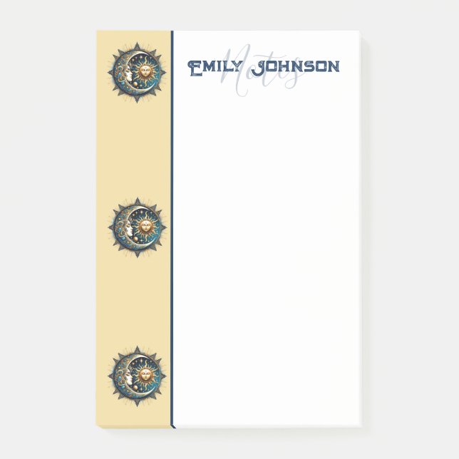 Celestial Balance Post-it Klebezettel (Vorderseite)