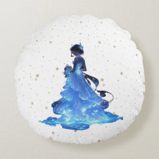 Celestial Beauty Pillow Rundes Kissen