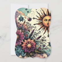 Celestial Birthday Sessings Card | Grußkarte
