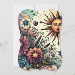 Celestial Birthday Sessings Card | Grußkarte