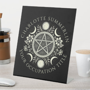 Celestial Black Business Sockelschild