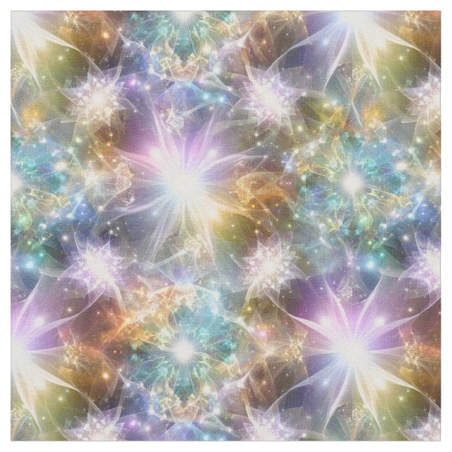 Celestial Bloom Fabric Stoff (Nahaufnahme)