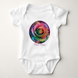 Celestial Blossom: Alien Rose Baby Strampler