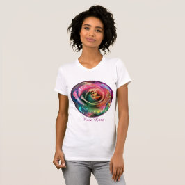 Celestial Blossom: Alien Rose T-Shirt