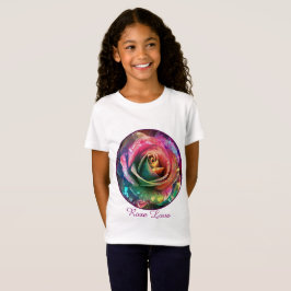 Celestial Blossom: Alien Rose T-Shirt