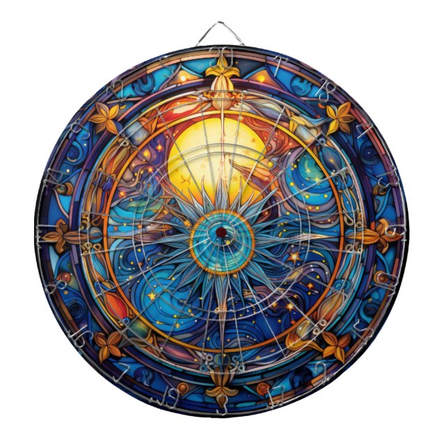 Celestial Bodies Dartboard Dartscheibe (vorne)