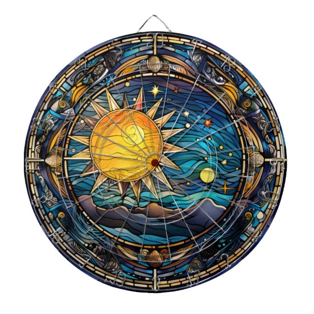 Celestial Bodies Dartboard Dartscheibe (vorne)
