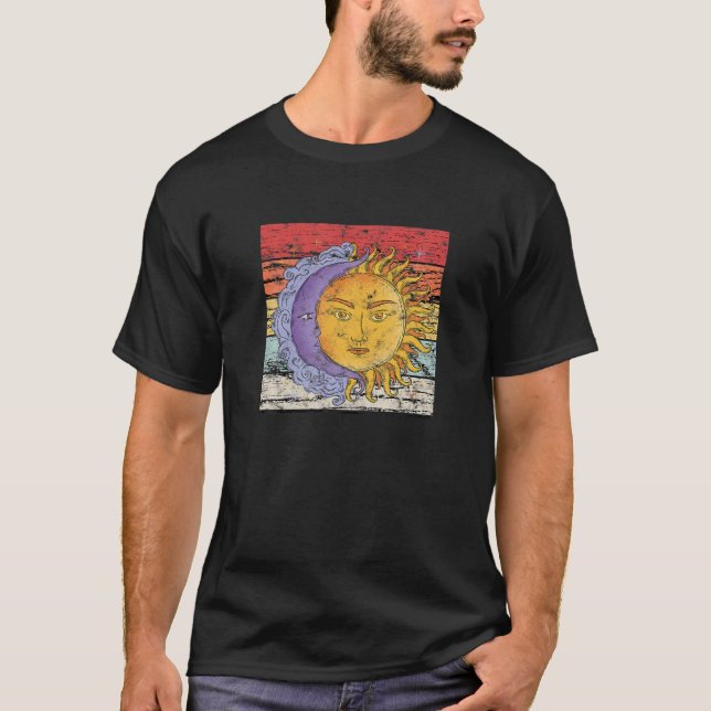 Celestial Bodies Galaxy Sun Moon Astronomie - Trop T-Shirt (Vorderseite)