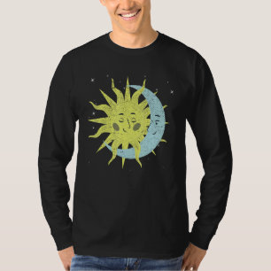 Celestial Bodies Galaxy Weltraum Sun Moon Astro T-Shirt