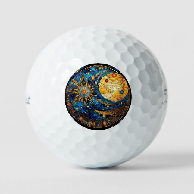 Celestial Bodies Golf Balls Golfball (Vorderseite)