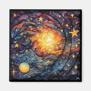 Celestial Bodies Magnet