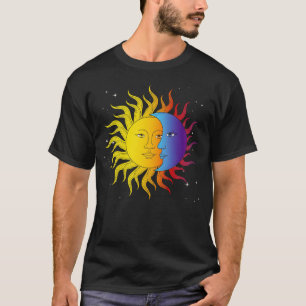 Celestial Bodies Moon Sun Astronomie Lover Astrolo T-Shirt
