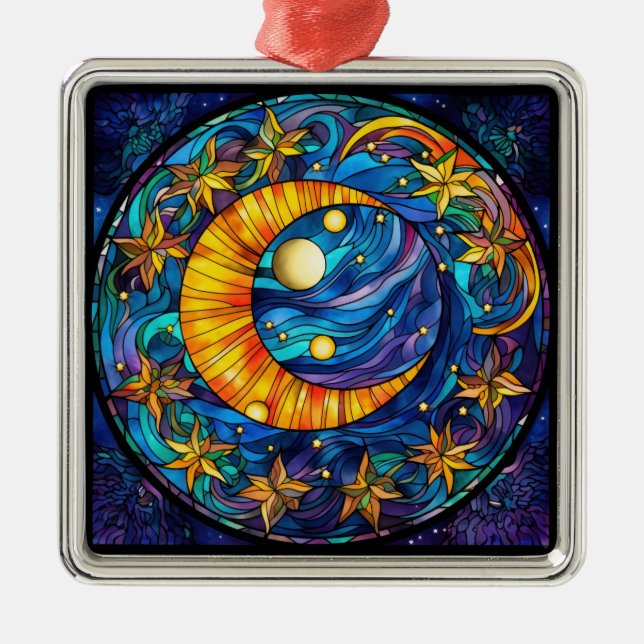 Celestial Bodies Ornament Aus Metall (Vorne)