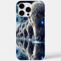 Celestial Buffalos in mystischer Starry Landschaft