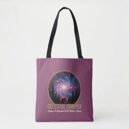 Celestial Camper Galaxy Night Scene Tasche