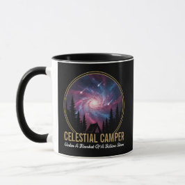 Celestial Camper Galaxy Night Scene Tasse
