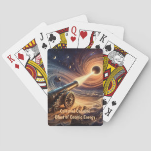 Celestial Cannon: Explosion kosmischer Energie Spielkarten