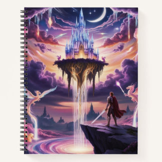 Celestial Castle Notebook - Fantasy Art Design Notizbuch