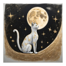 Celestial Cat Geschenk für Katzen Liebhaber