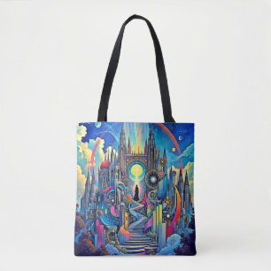 Celestial Cathedral Cityscape Tasche