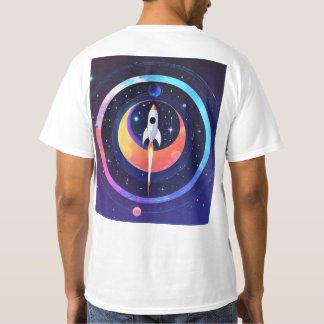 Celestial Chic Space Picture T - Shirt Collection