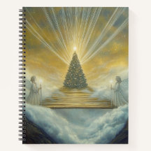 Celestial Christmas Tree Notebook