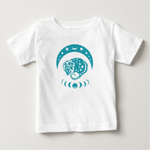 Celestial Cjüngsten Moon Possum Whimsical Nature Baby T-shirt