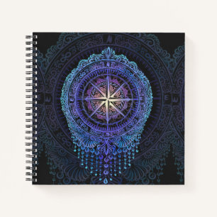 Celestial Compass Mandala Notizbuch