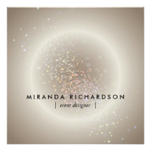 Celestial Confetti Glow Gold