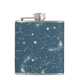 Celestial Constellation - Starry Night (1) Flachmann