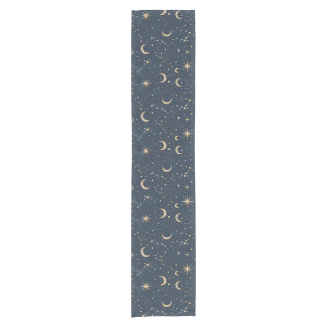Celestial Constellation - Starry Night (1) Kurzer Tischläufer (Vorderseite)