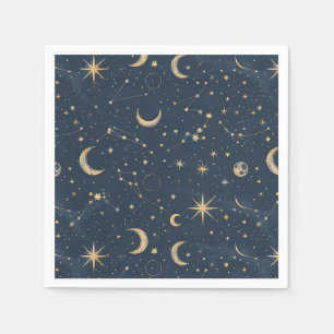 Celestial Constellation - Starry Night (1) Serviette