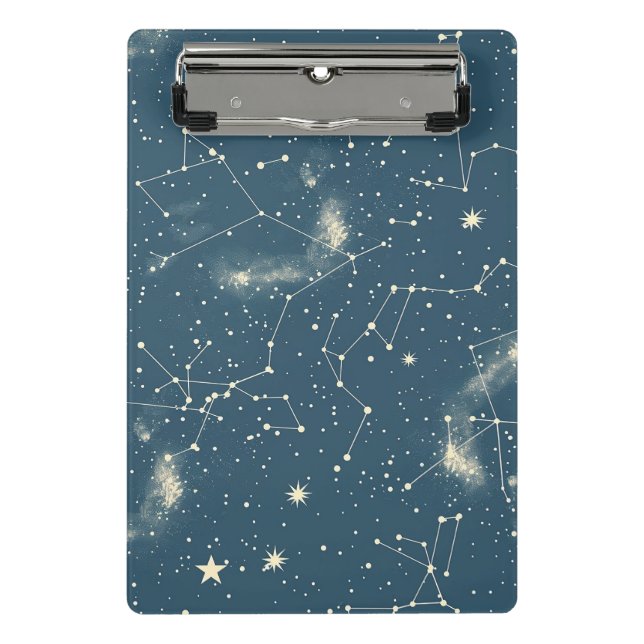 Celestial Constellation - Starry Night (2) Mini Klemmbrett (Vorderseite)