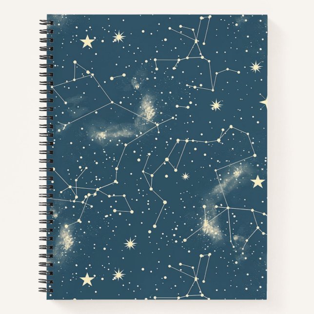 Celestial Constellation - Starry Night (2) Notizbuch (Vorderseite)