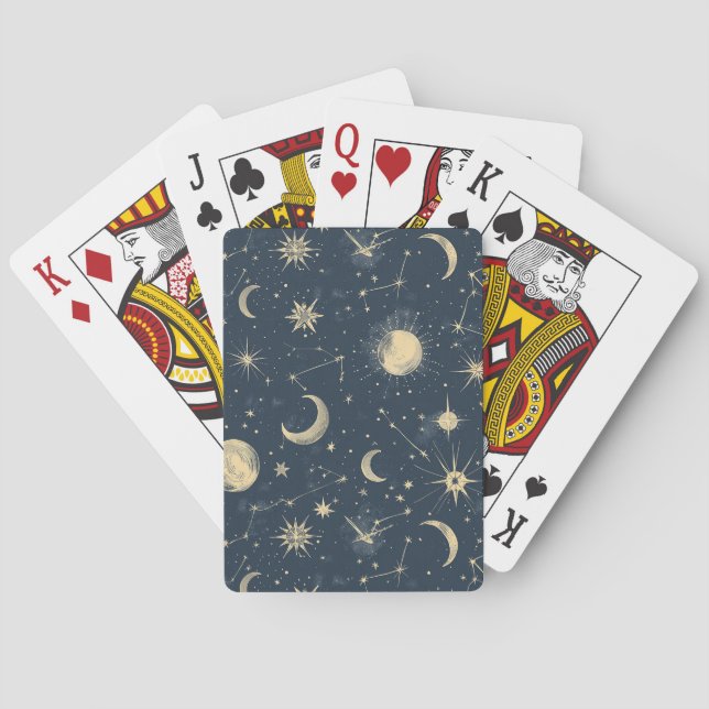 Celestial Constellation - Starry Night (2) Spielkarten (Rückseite)