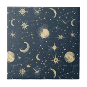 Celestial Constellation - Starry Night (3) Fliese