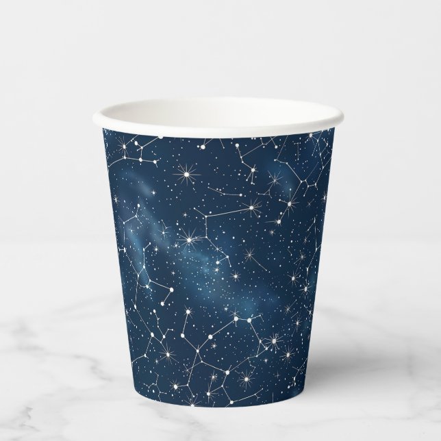 Celestial Constellation - Starry Night (3) Pappbecher (Vorderseite)