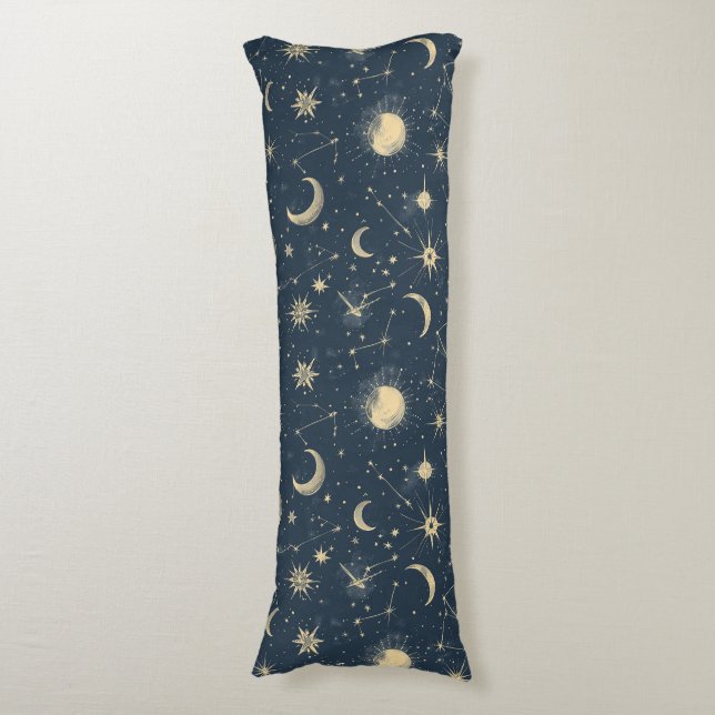 Celestial Constellation - Starry Night (3) Seitenschläferkissen (Vorderseite Vertikal)