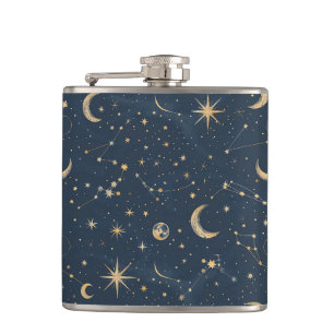 Celestial Constellation - Starry Night (4) Flachmann
