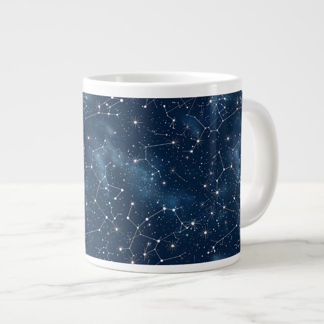 Celestial Constellation - Starry Night (4) Jumbo-Tasse (Vorderseite Rechts)